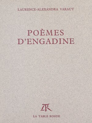 cover image of Poèmes d'Engadine